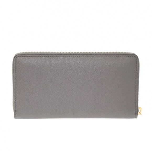 Gucci Horse-bit Zip Around Wallet in Dusty Gray - Picture 3 of 6